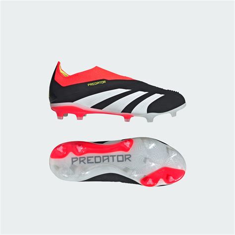 Kids Shoes - Predator Elite Laceless Firm Ground Football Boots - Black ...