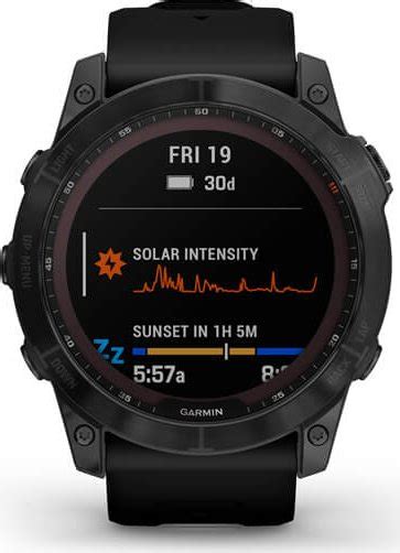 Garmin Fenix X Sapphire Solar Black Dlc Titanium Black Ab