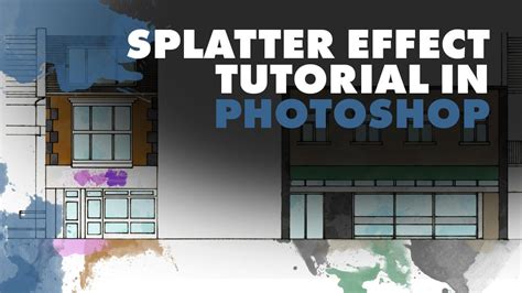 Splatter Effect Photoshop : r/architecturestudent