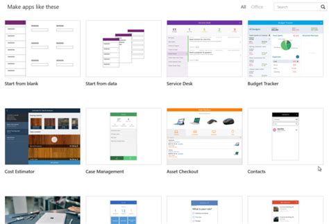 Microsoft Power App Templates