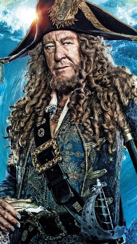 1080x1920 Geoffrey Rush In Pirates Of The Caribbean Dead Men Tell No ...