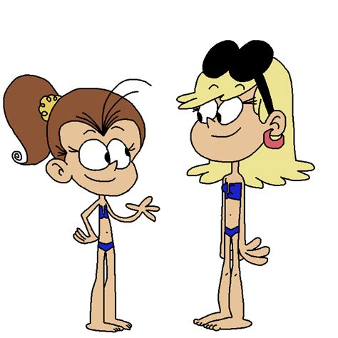 Leni And Luan Sharing The Same Swimsuit By Christheartman16 On Deviantart