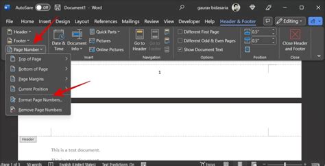 Comment ajouter des numéros de page et de page à Microsoft Word All