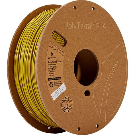 Polyterra Pla Army Light Green Mm Sample D Filaprint