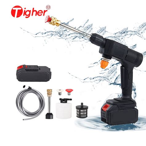 Wireless Car Washer 24v Lithium Battery Portable High Pressure Washer 25000kpa Cleaning Water