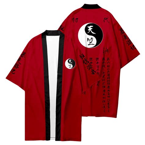 Tenjiku Izana Kurokawa Cosplay Kimono Rojo Largo C Rdigan Haori Disfraz