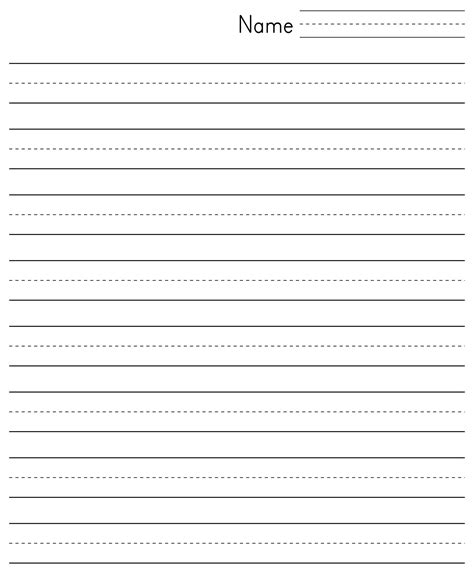 10 Best Standard Printable Lined Writing Paper Artofit