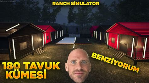 Tavuklar İÇİn 6 Tane LÜks Tavuk KÜmesİ Yaptim Ranch Sİmulator