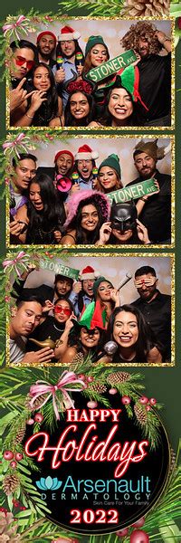 Arsenault Dermatology Holiday Party Photo Booth At Michael