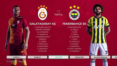 Galatasaray Vs Fenerbahce Ali Sami Yen Super Lig Matchday 13