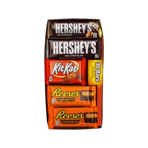 HERSHEY'S Variety Pack Assorted Candy Bars, 13.5 lb box, 144 bars