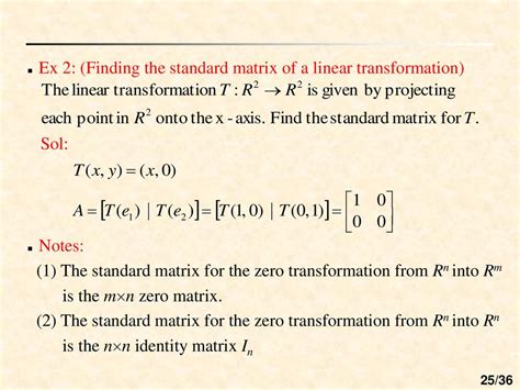 Chapter 6 Linear Transformations Ppt Download