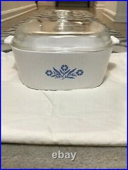 Vintage Corning Ware Blue Cornflower P 84 B Casserole Lid Dutch Oven