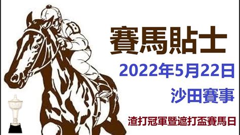 賽馬貼士 沙田賽事 2022年5月22日 渣打冠軍暨遮打盃賽馬日 Youtube