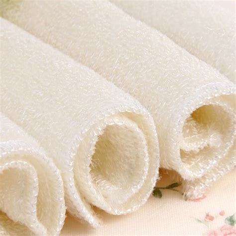 Cheap 1PCS Dish Cloth Bamboo Fiber High Efficient Anti Grease Washing