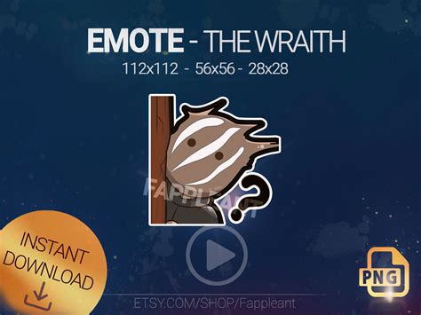 Dbd Emote the Wraith, Philip Ojomo Static Emote Emotes Twitch, Youtube ...