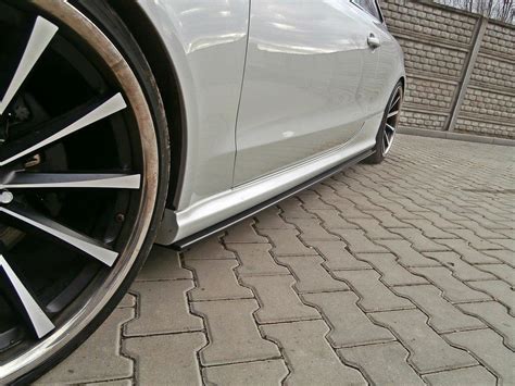 Side Skirts Diffusers Audi RS5 8T 8T FL Gloss Black Our Offer