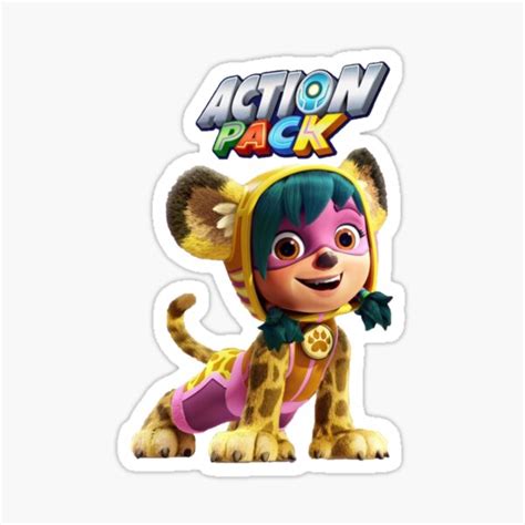 Action Pack Sticker For Sale By Anime 022 Redbubble