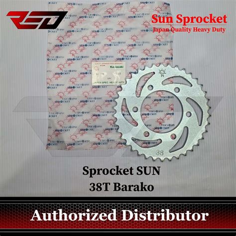 Sun Sprocket 42T 45T 48T 51T TMX HD3 Wind Barako Shogun Smash