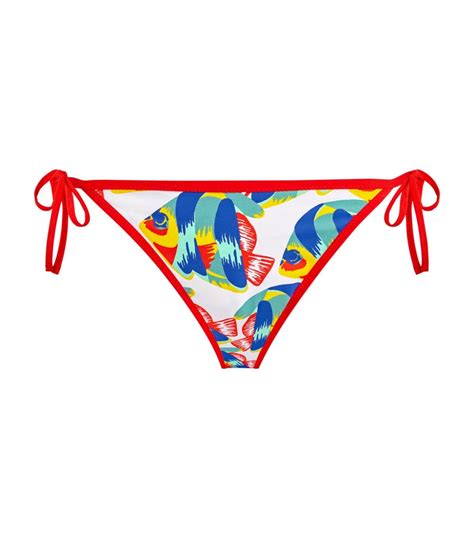 Fisch White Jean Grande Fish Bikini Bottoms Harrods Uk