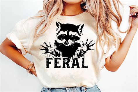 Feral Raccoon SVG Funny Raccoon PNG Graphic By Designstore Creative