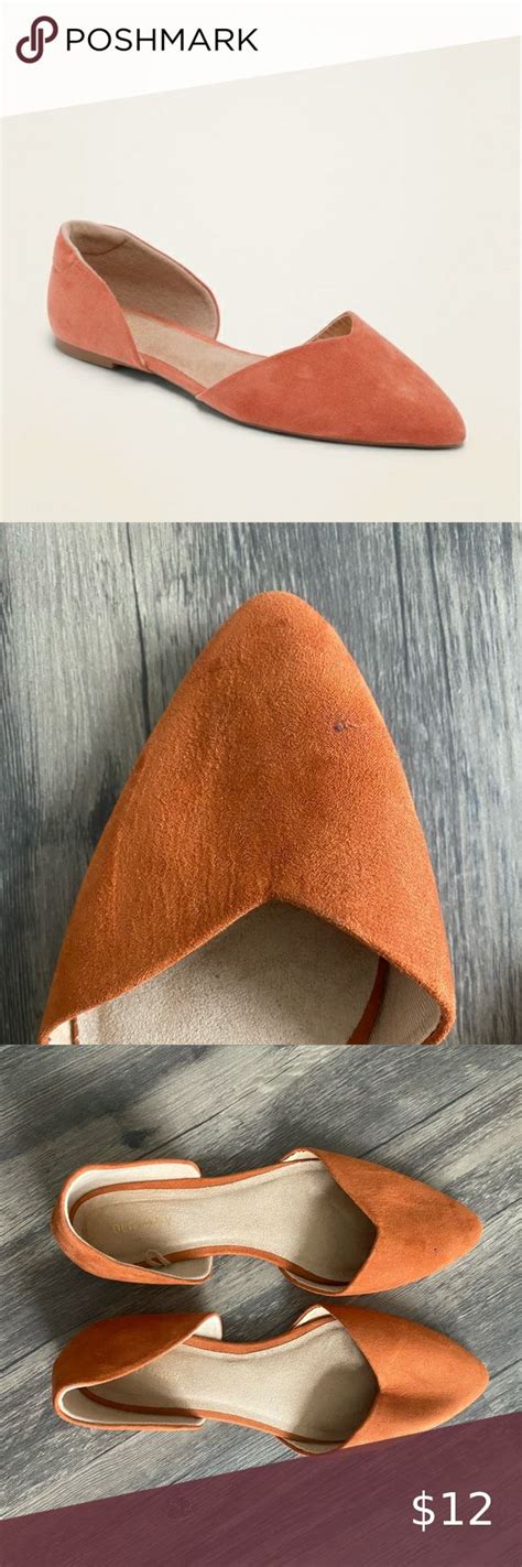 Old Navy Pointy Toe D’orsay Flats Rust Like New Flats From Old Navy Only Worn Once Or Twice