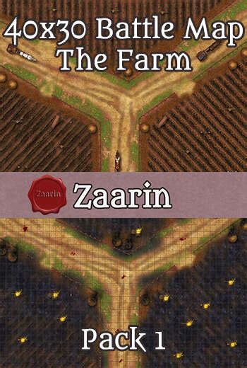 X Fantasy Battle Map The Farm Pack Zaarin Drivethrurpg