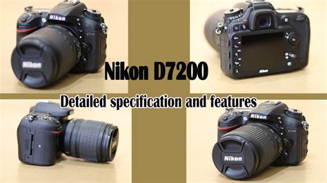 Nikon D7200 Detail Specification And Features Nikon D7200 Specs