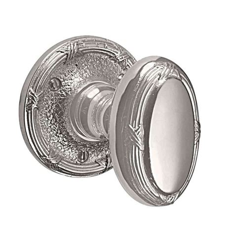 Brassart Burlington Oval Mortice Door Knobs Polished Chrome