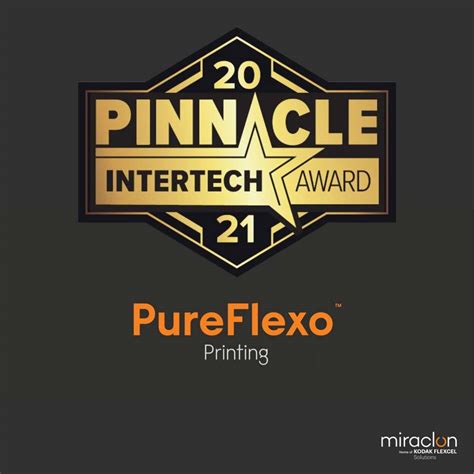 Miraclon Honored With Pinnacle InterTech Award For PureFlexo Printing