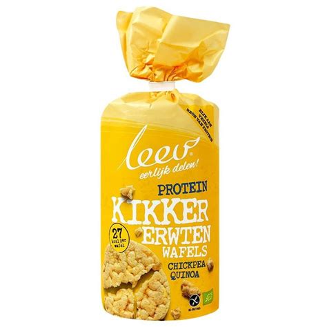 Leev Kikkererwten Wafels Glutenvrij Bio 100 Gr Vitadvice BV