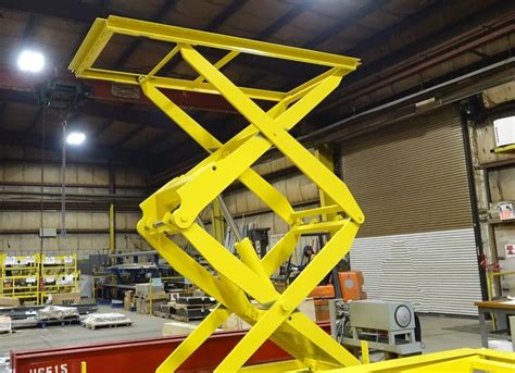 Pit Mounted Hydraulic Scissor Lift Working Height 20 Feet Capacity