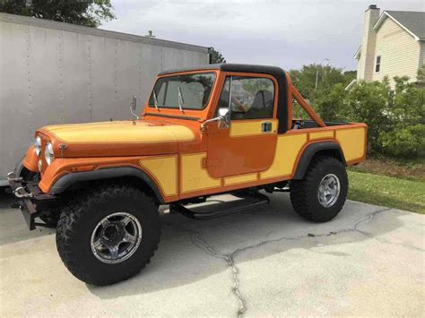 Jeep Scrambler Suv Orange Wd Manual Cj Classic Jeep Scrambler