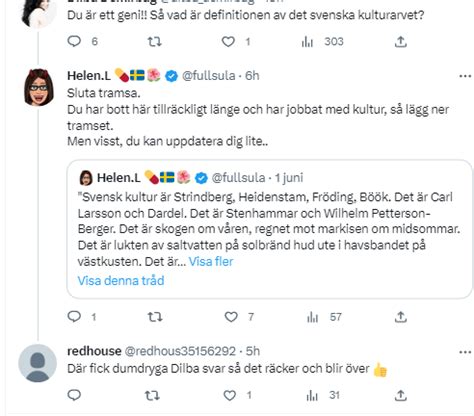 Mats Yxhäll on Twitter Hatspridaren Dilba som vill ha god ton på