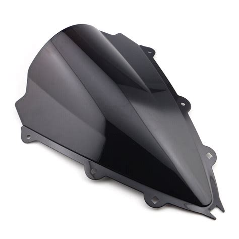 Black Windshield Windscreen For Aprilia RSV4 2009 2014 RSV4 R 2012