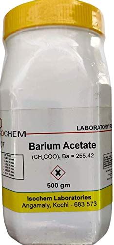 Isochem Barium Acetate Gm Assay Min Amazon In Industrial