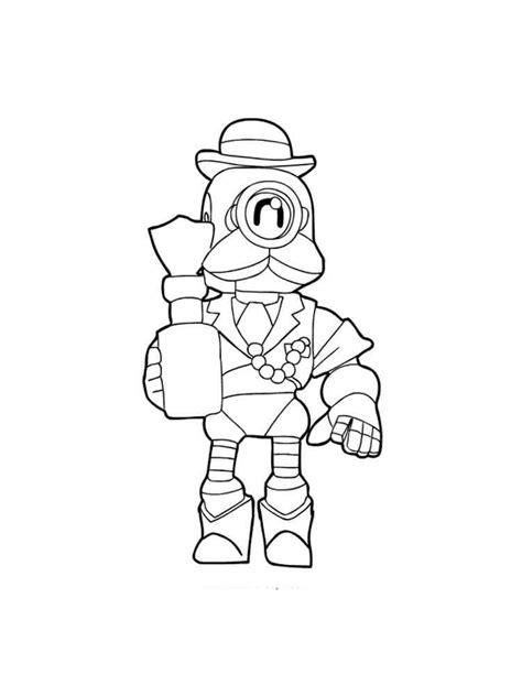 Barley Brawl Stars 2 Coloring Page