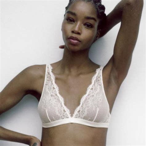 Zara Women S Cream Bra Depop