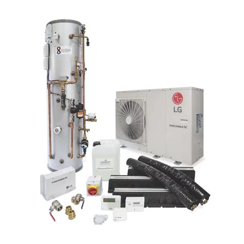 LG Therma V R32 S Series 9kW Air Source Heat Pump Kit 250Ltr Screwfix