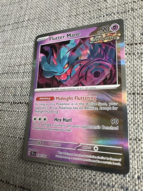 Pokemon Flutter Mane Holo Rare Temporal Forces Nm M Ebay