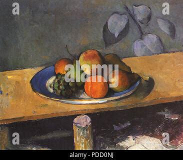 Nature Morte Aux Pommes Et P Ches Par Paul C Zanne Photo Stock