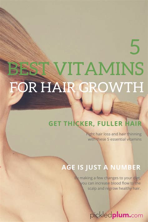 5 Best Vitamins For Hair Growth Artofit