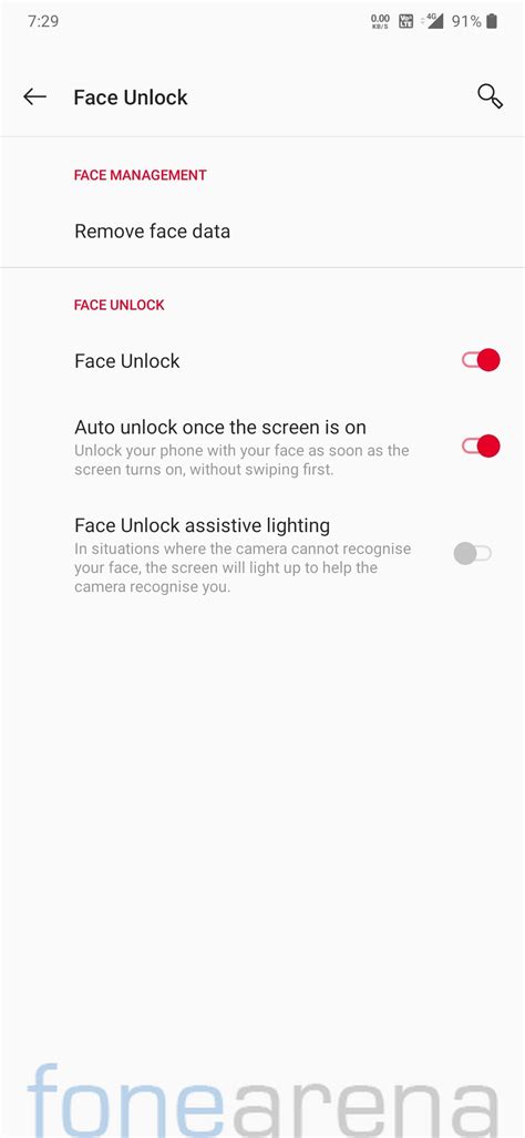 Redmi Note 7 Pro Android 10 FoneArena Oxygen OS Port Face Unlock 3