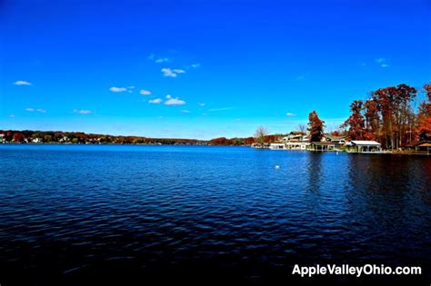 Apple Valley Lake Fall Blue Sky Photo By Sam Miller