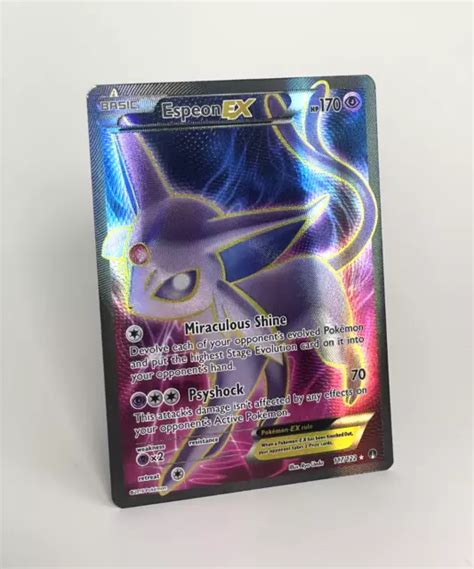 POKEMON TCG XY Breakpoint Espeon EX 117 122 Full Art Ultra Rare Neuf