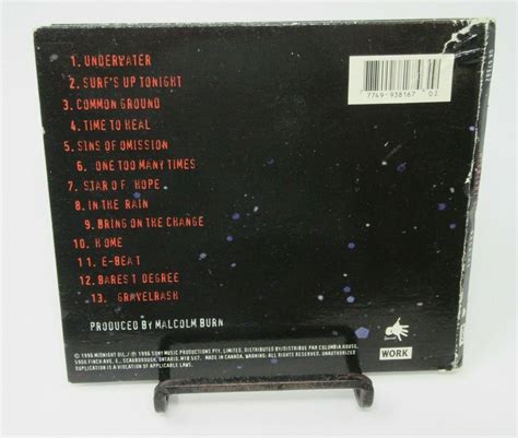 Midnight Oil Breathe Music Cd 13 Great Tracks 1996 Sony Digipak