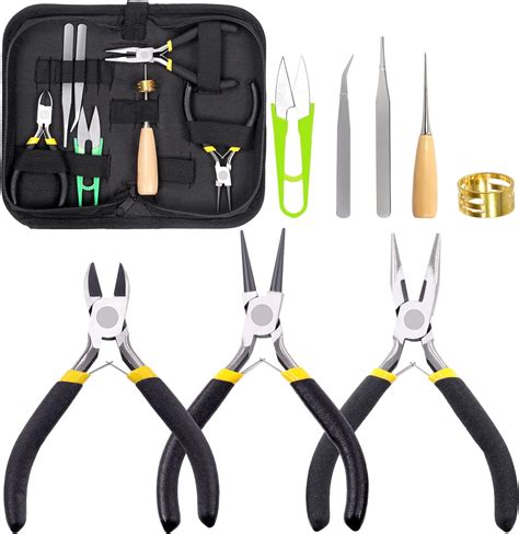 Glarks Pcs Jewelry Pliers Kit Professional Jewelry Making Tool Kit