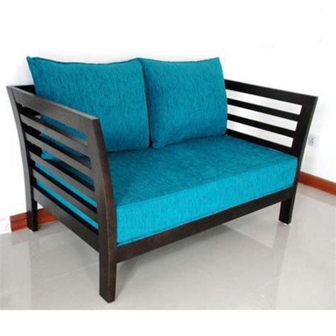 Sky Blue Wooden Sofa At Rs Piece Jogeshwari West Mumbai Id