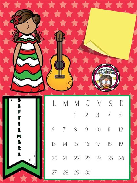 Pin De Jazmin Ramos En Material Did Ctico Calendario Escolar