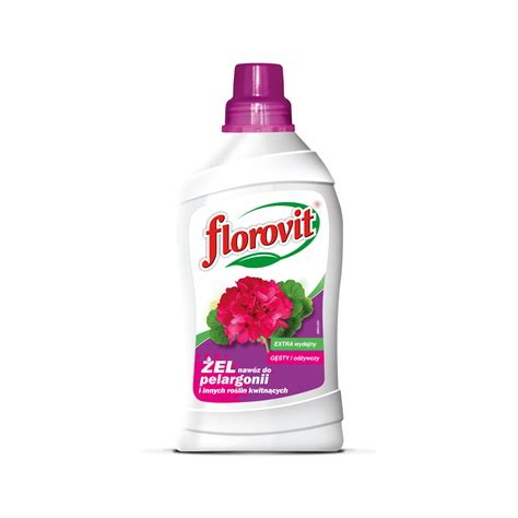 Florovit nawóz do pelargonii i innych roślin kwitnących w żelu 800 g